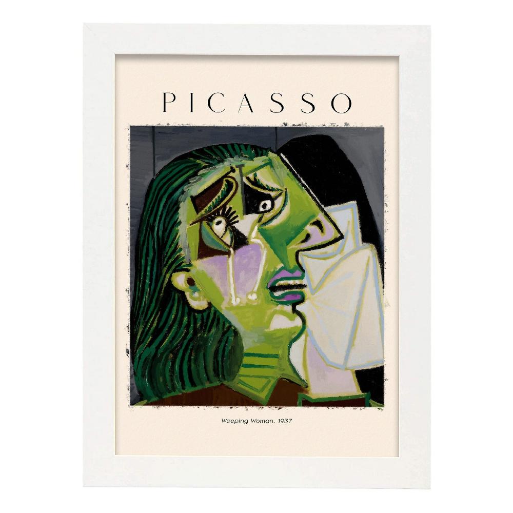 Nacnic Lámina De Mujer Llorando Inspirada En Picasso