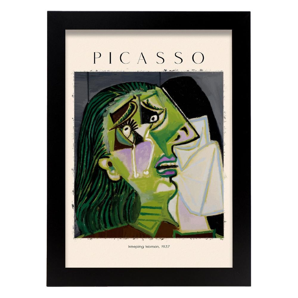 Nacnic Lámina De Mujer Llorando Inspirada En Picasso