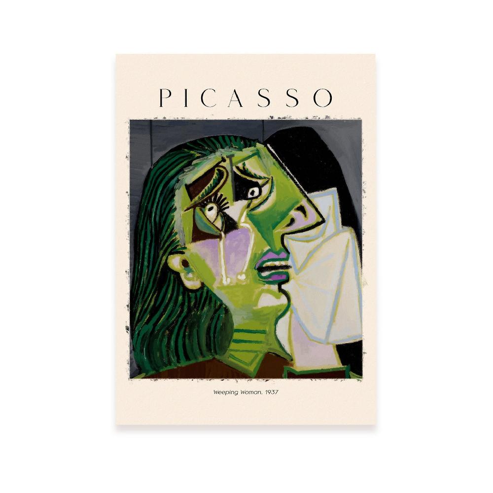 nacnic Lámina de Mujer llorando inspirada en Picasso