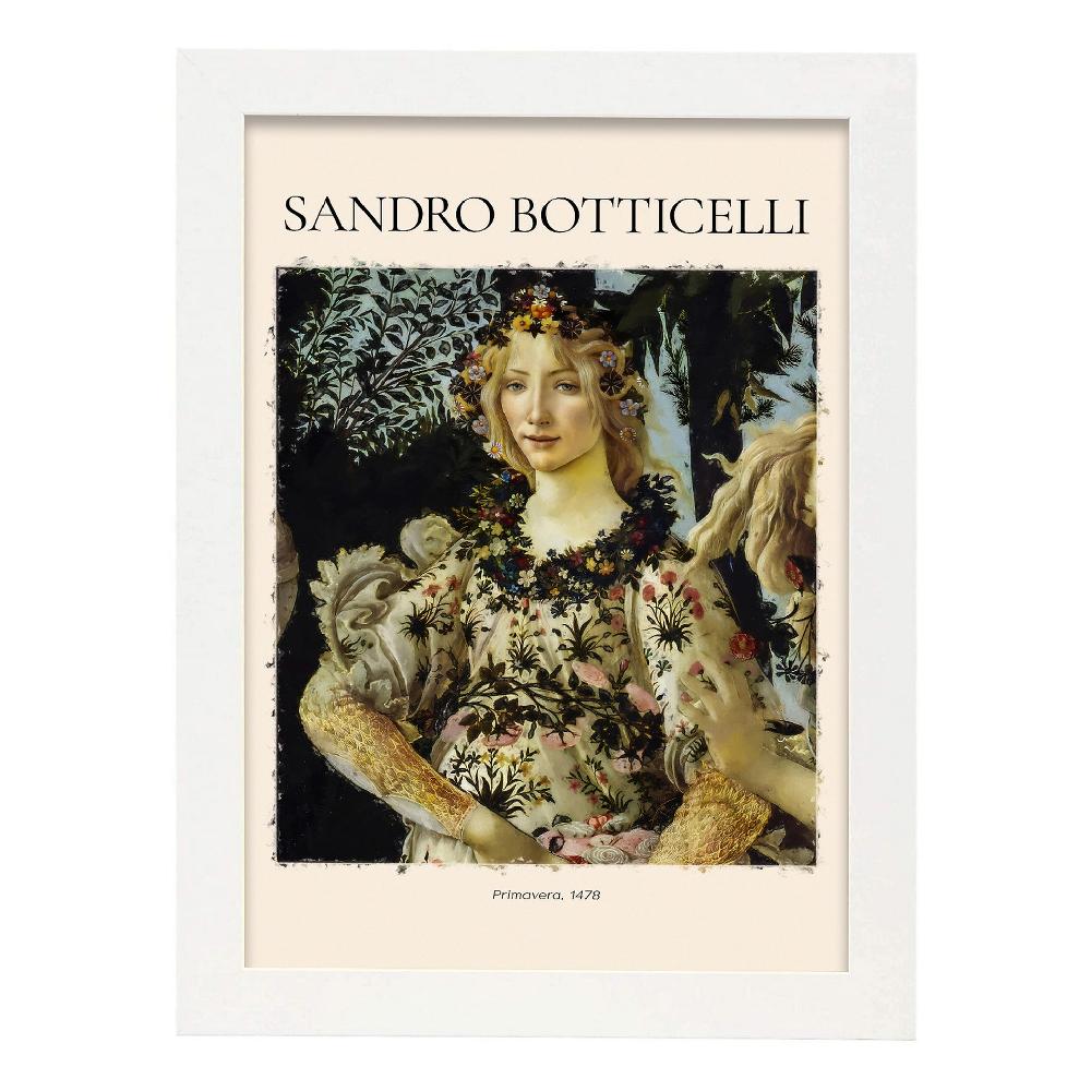 Nacnic Lámina De Primavera Inspirada En Sandro Botticelli Para Tu Hogar