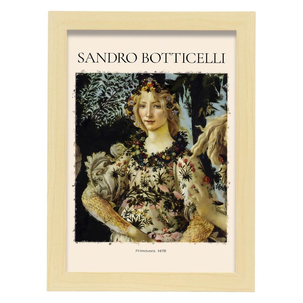 Nacnic Lámina De Primavera Inspirada En Sandro Botticelli Para Tu Hogar