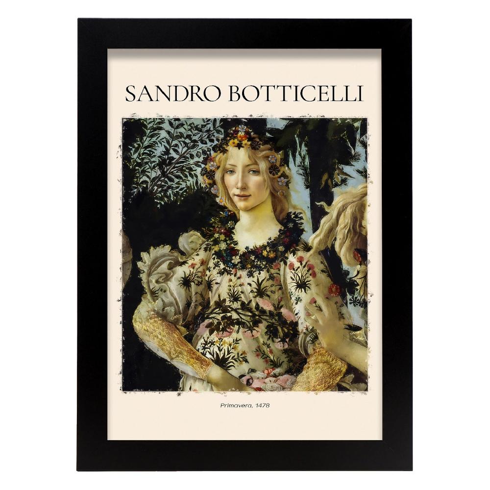 Nacnic Lámina De Primavera Inspirada En Sandro Botticelli Para Tu Hogar