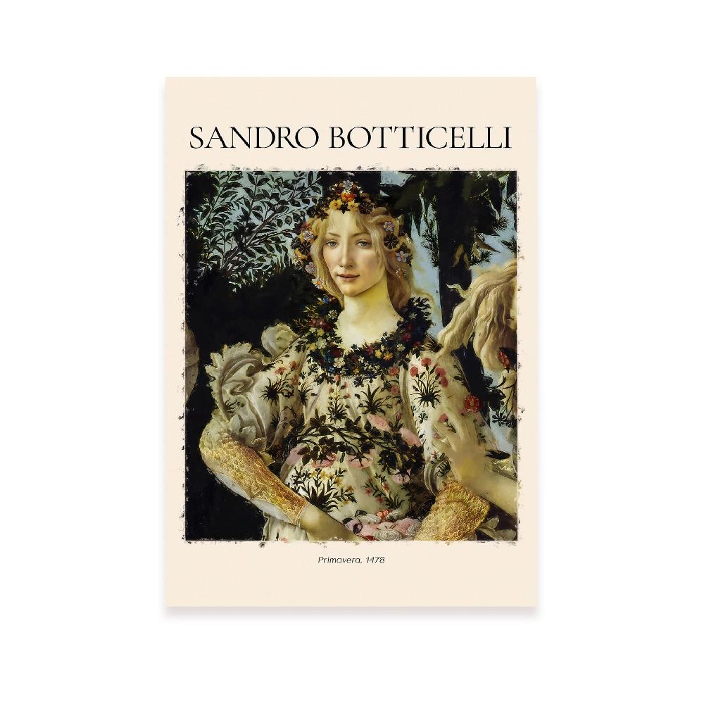 nacnic Lámina de Primavera inspirada en Sandro Botticelli para tu hogar