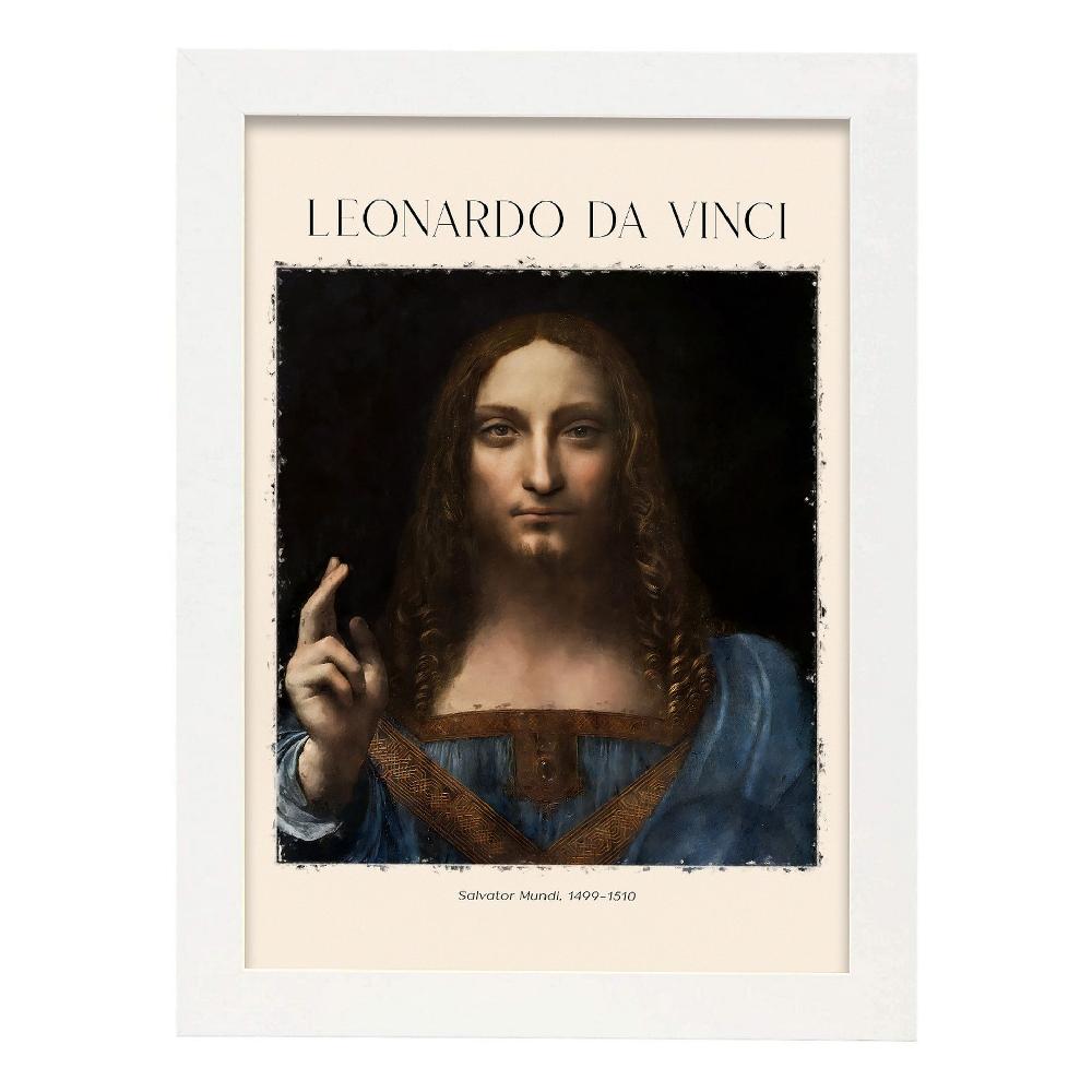 Nacnic Lámina De Salvator Mundi Inspirada En Leonardo Da Vinci