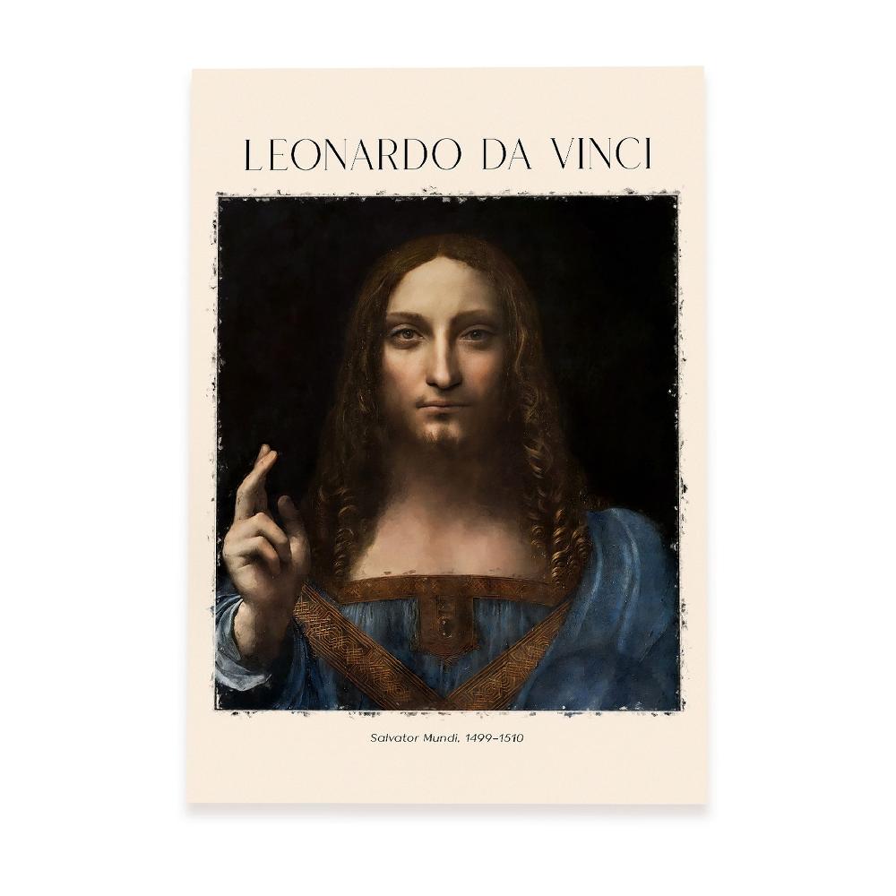 Nacnic Lámina De Salvator Mundi Inspirada En Leonardo Da Vinci