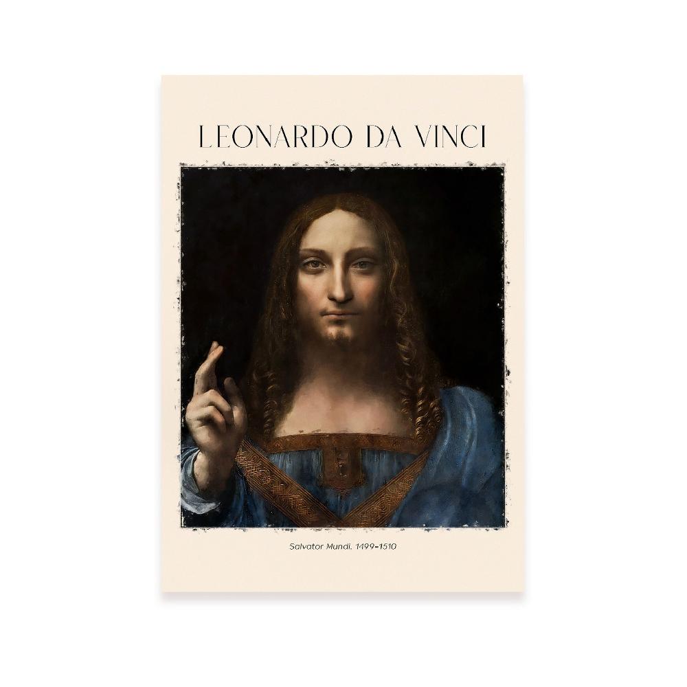 nacnic Lámina de Salvator Mundi inspirada en Leonardo da Vinci