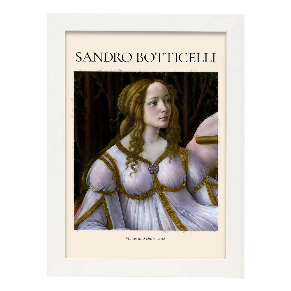 Nacnic Lámina De Venus Y Marte Inspirada En Sandro Botticelli
