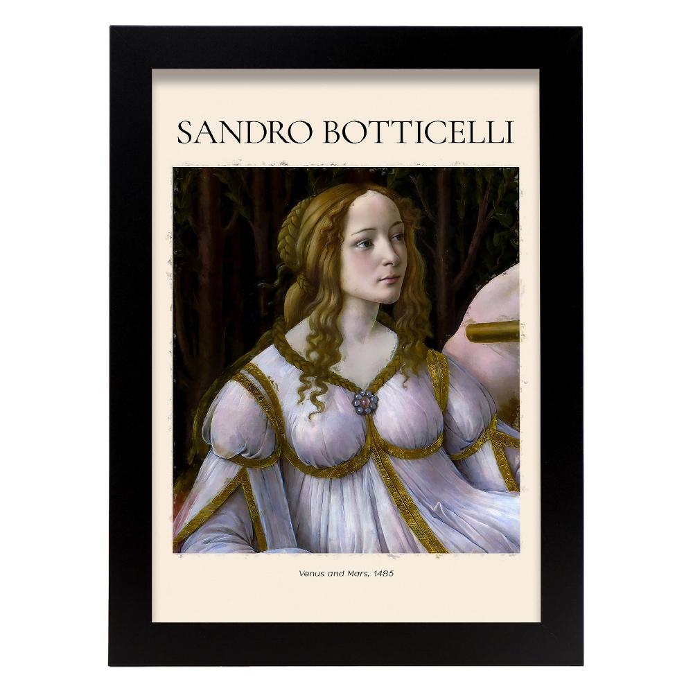 Nacnic Lámina De Venus Y Marte Inspirada En Sandro Botticelli