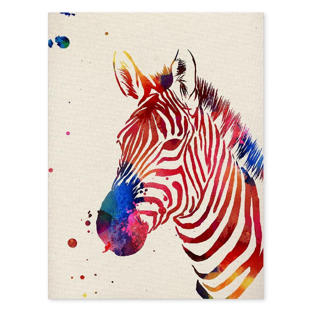 nacnic Lamina de Zebra para Enmarcar Regalos Creativos de Animales