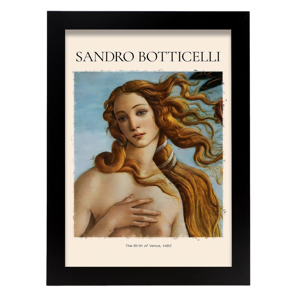 Nacnic Lámina Decorativa De El Nacimiento De Venus 1482 De Sandro Botticelli