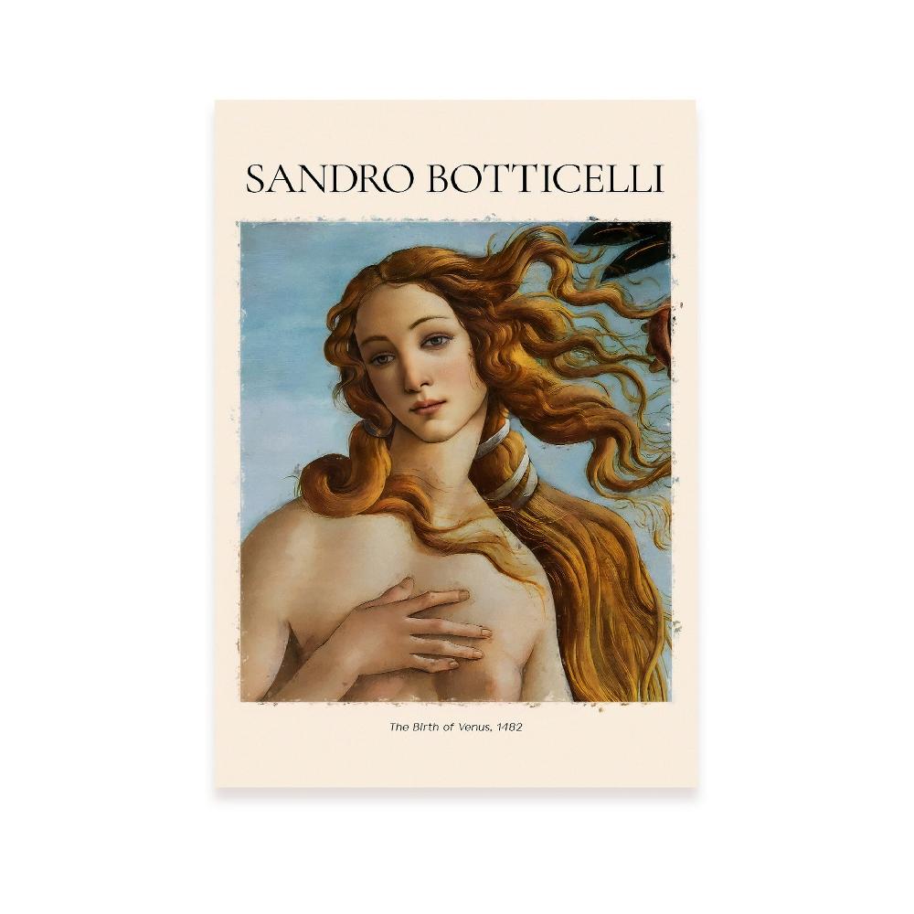 nacnic Lámina decorativa de El nacimiento de Venus 1482 de Sandro Botticelli