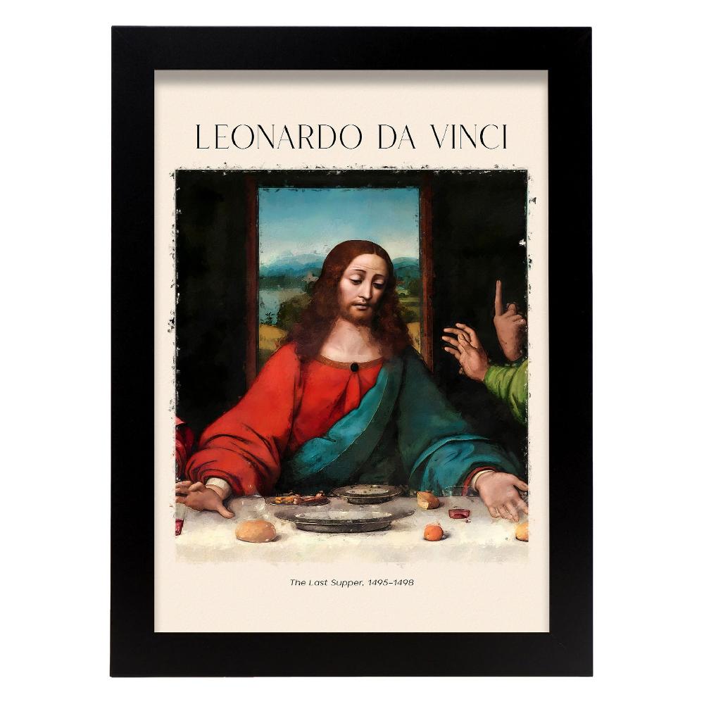 Nacnic Lámina Decorativa De La Última Cena Inspirada En Leonardo Da Vinci