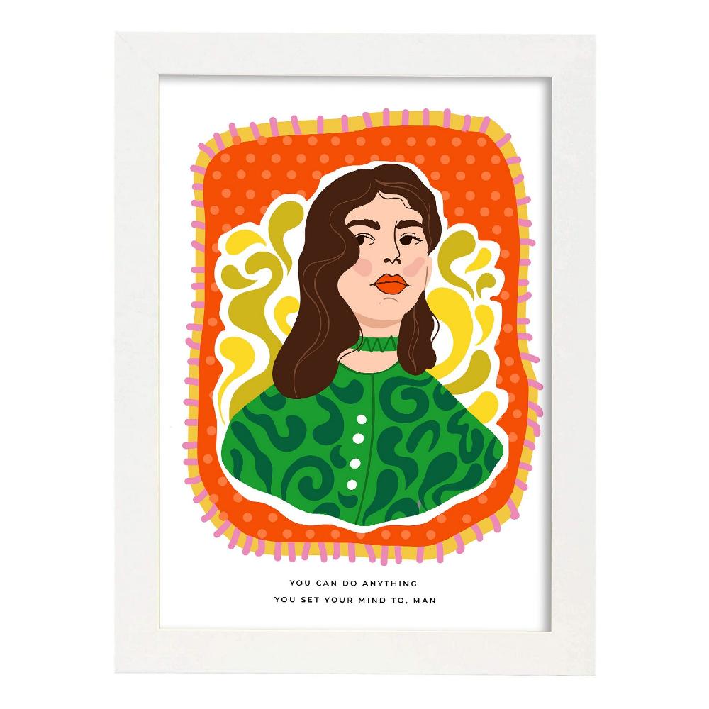 Nacnic Lámina Decorativa De Pared Con Mensaje De Motivación