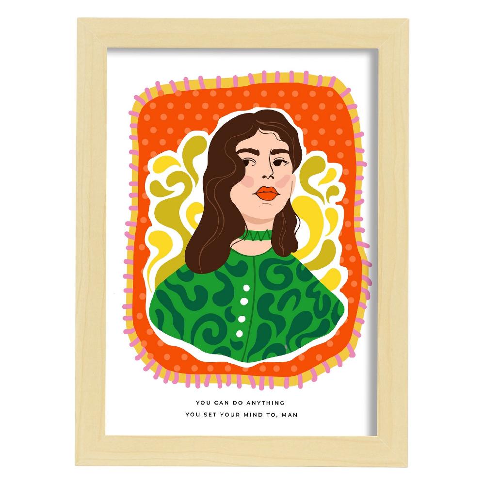 Nacnic Lámina Decorativa De Pared Con Mensaje De Motivación