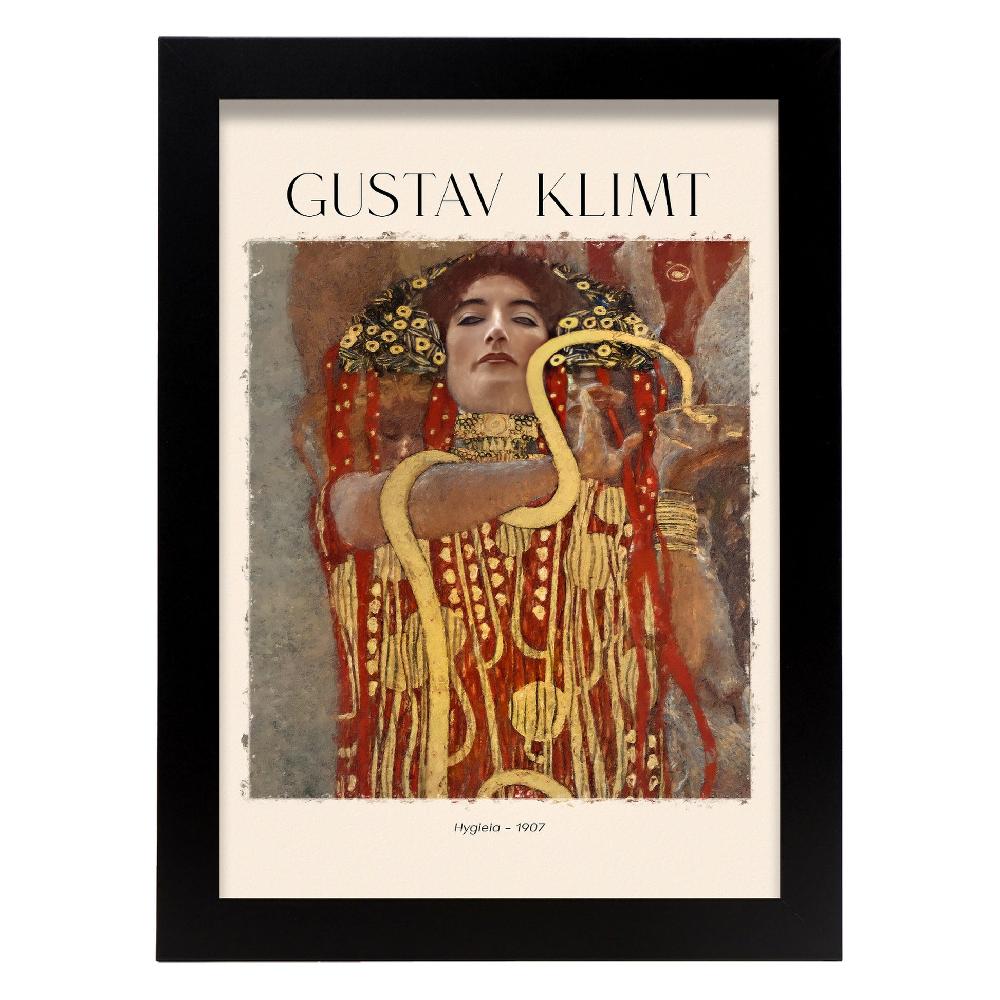 Nacnic Lámina Decorativa Hygeia Inspirada En Gustav Klimt