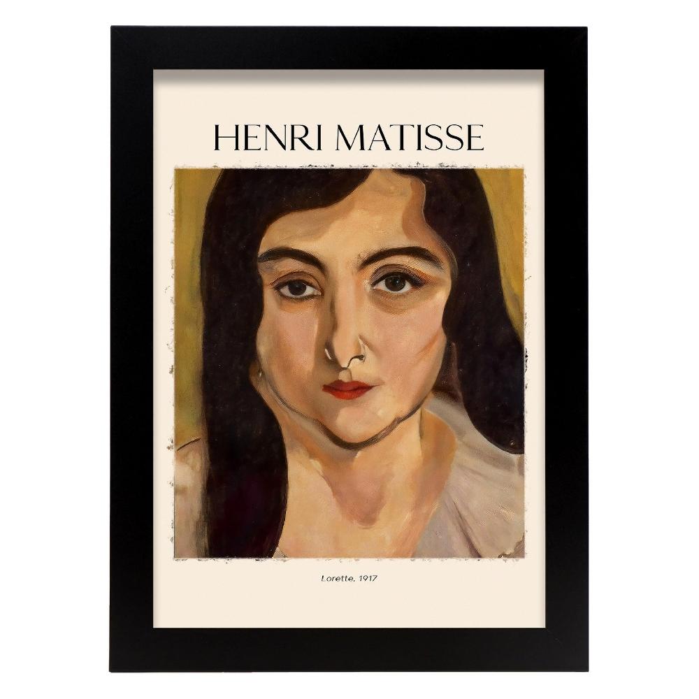 Nacnic Lámina Decorativa Lorette Inspirada En Henri Matisse