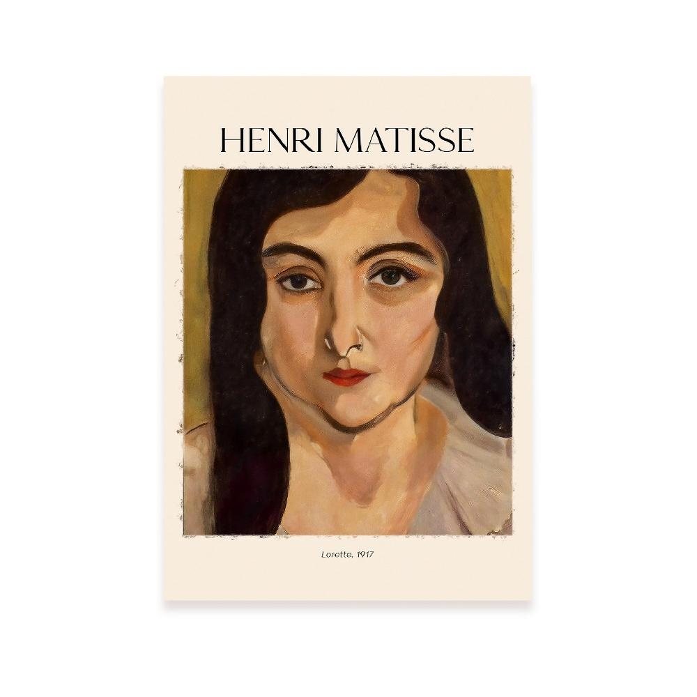 nacnic Lámina decorativa Lorette inspirada en Henri Matisse