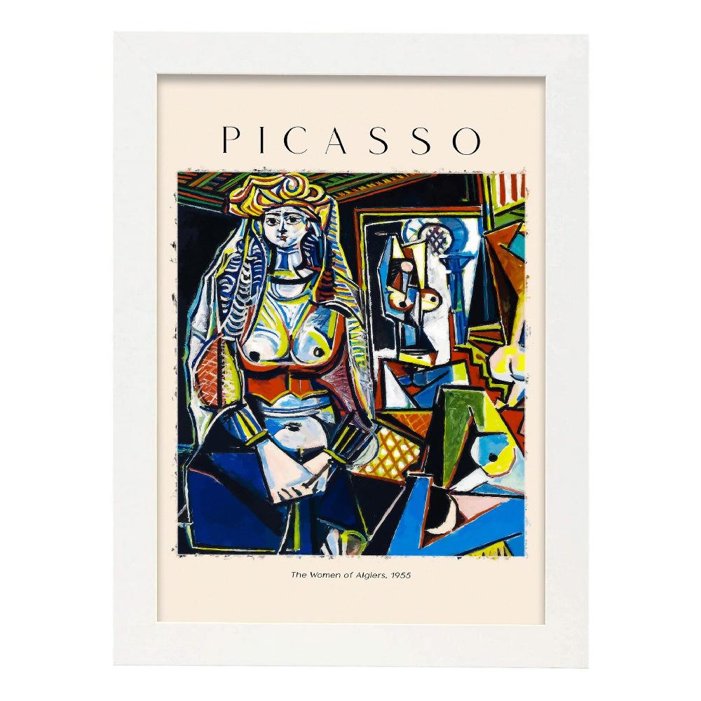 Nacnic Lámina Decorativa Mujeres De Argel Inspirada En Picasso