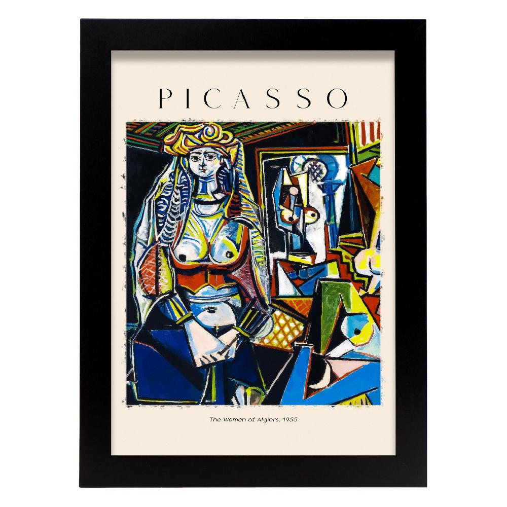Nacnic Lámina Decorativa Mujeres De Argel Inspirada En Picasso