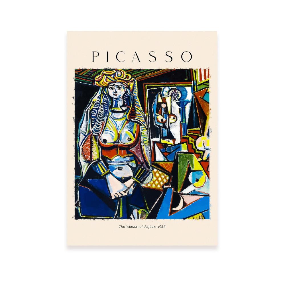nacnic Lámina decorativa Mujeres de Argel inspirada en Picasso