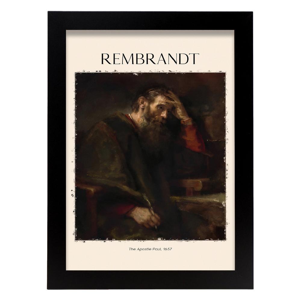 Nacnic Lámina Decorativa TEAPOSTLEPAUL Inspirada En Rembrandt