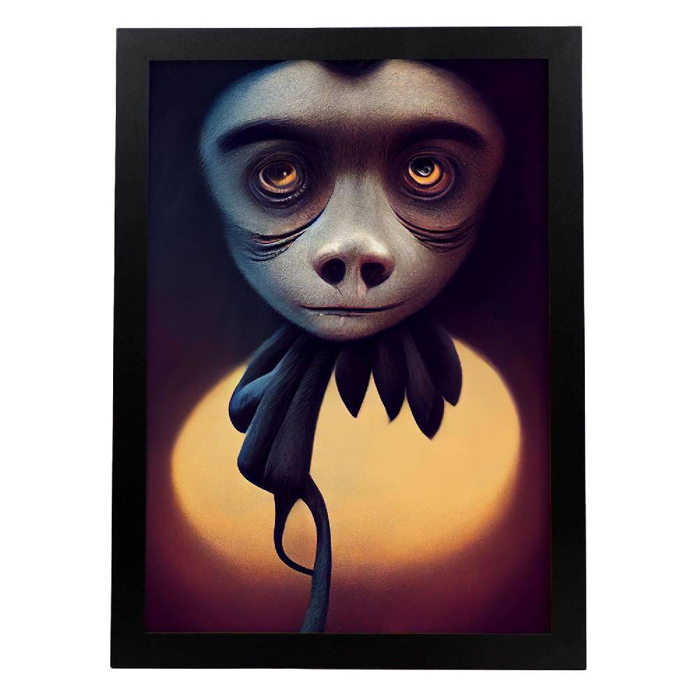 nacnic Lámina Dinámica de Bonobo Estilo T. Burton Nacnic