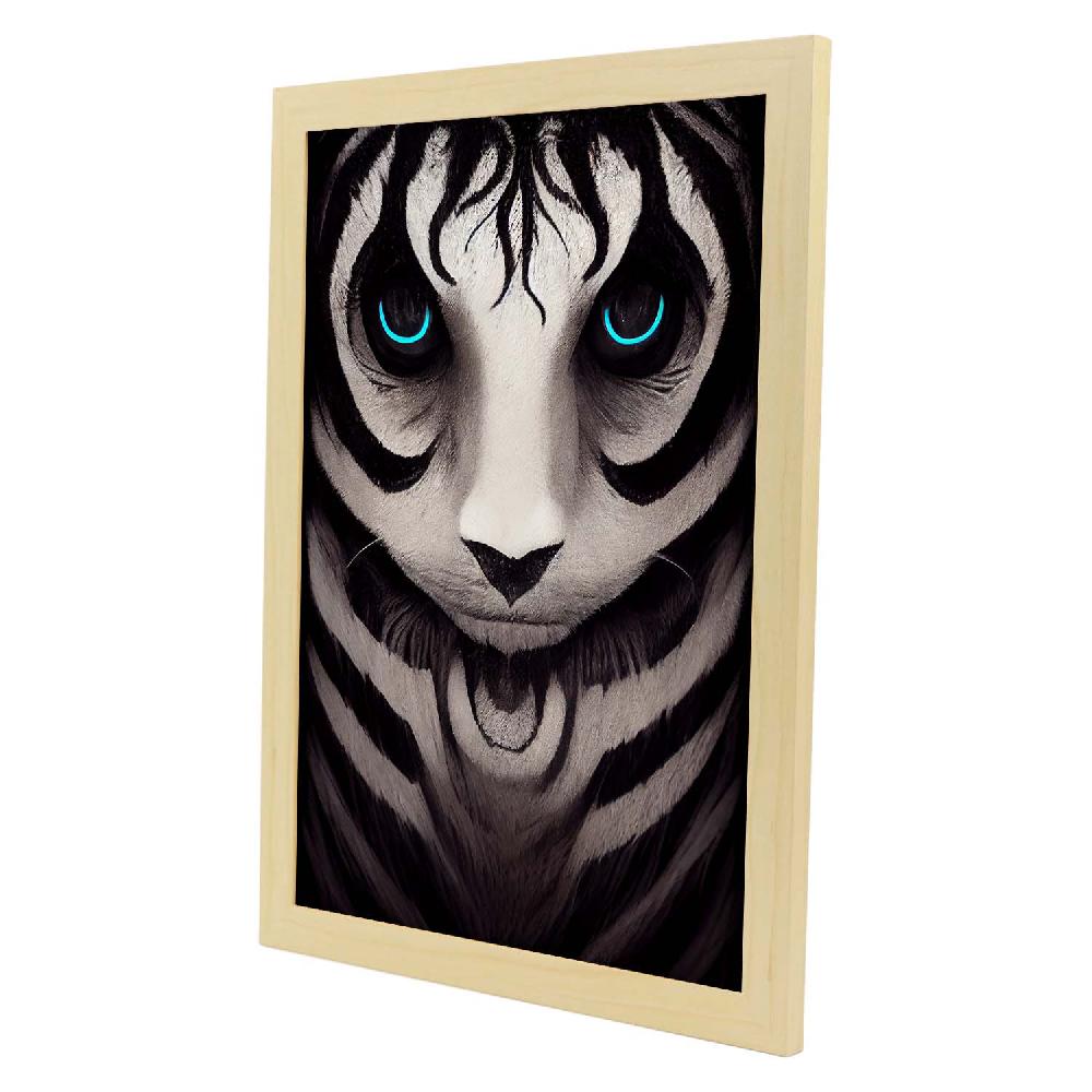 Nacnic Lámina Dinámica De Tigre Estilo T. Burton De Nacnic