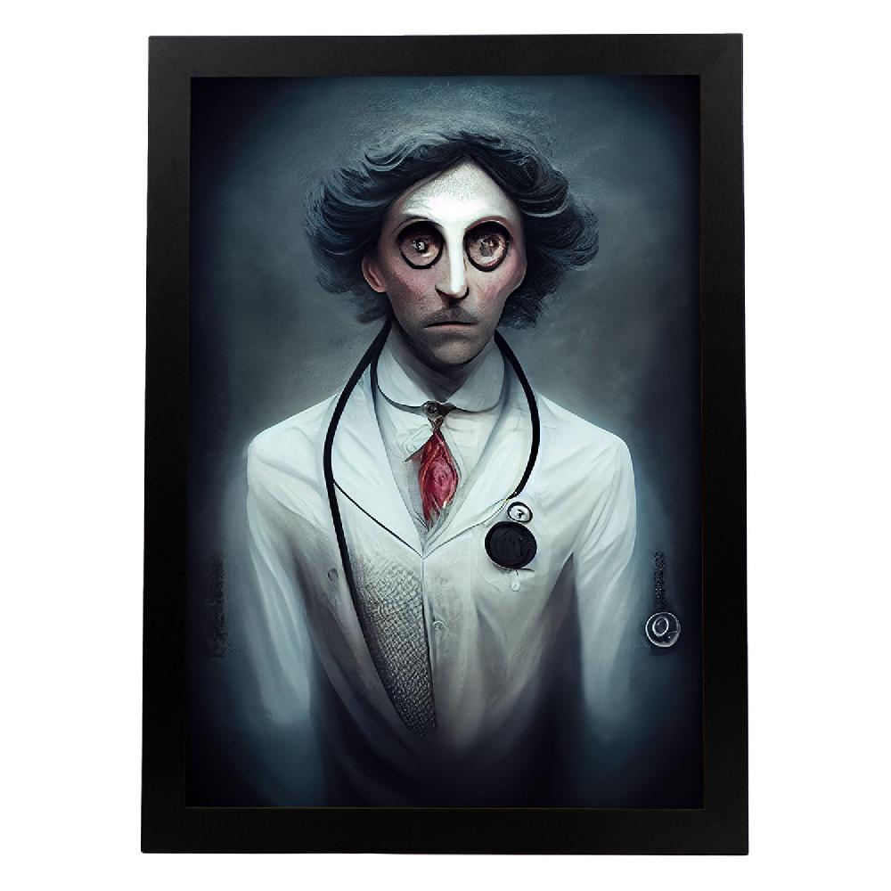 nacnic Lámina Doctor Racional al Estilo T. Burton de Nacnic