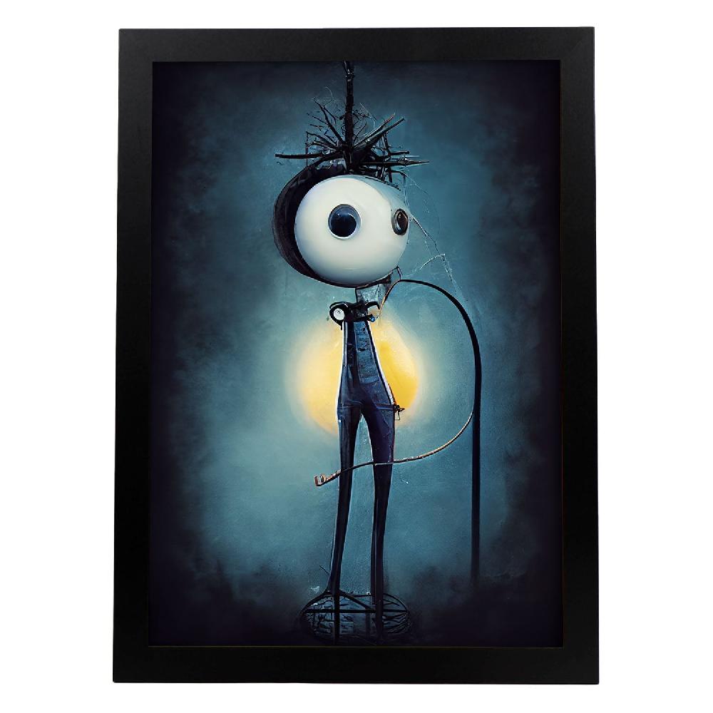 nacnic Lámina Electricista Imaginativo al Estilo T. Burton de Nacnic