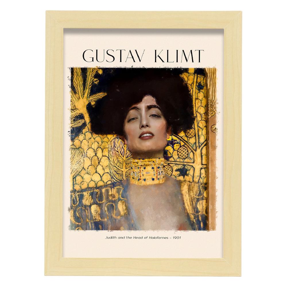 Nacnic Lámina Estampada De Arte De Pared Inspirada En Gustav Klimt