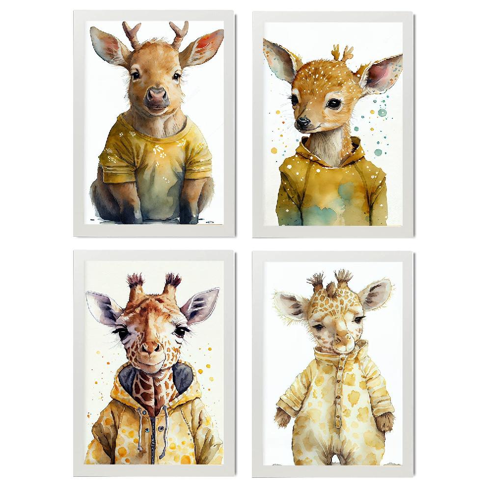 Nacnic Lámina Estética De Arte De Pared Animal - Jirafa Nacnic Reinder Seckel