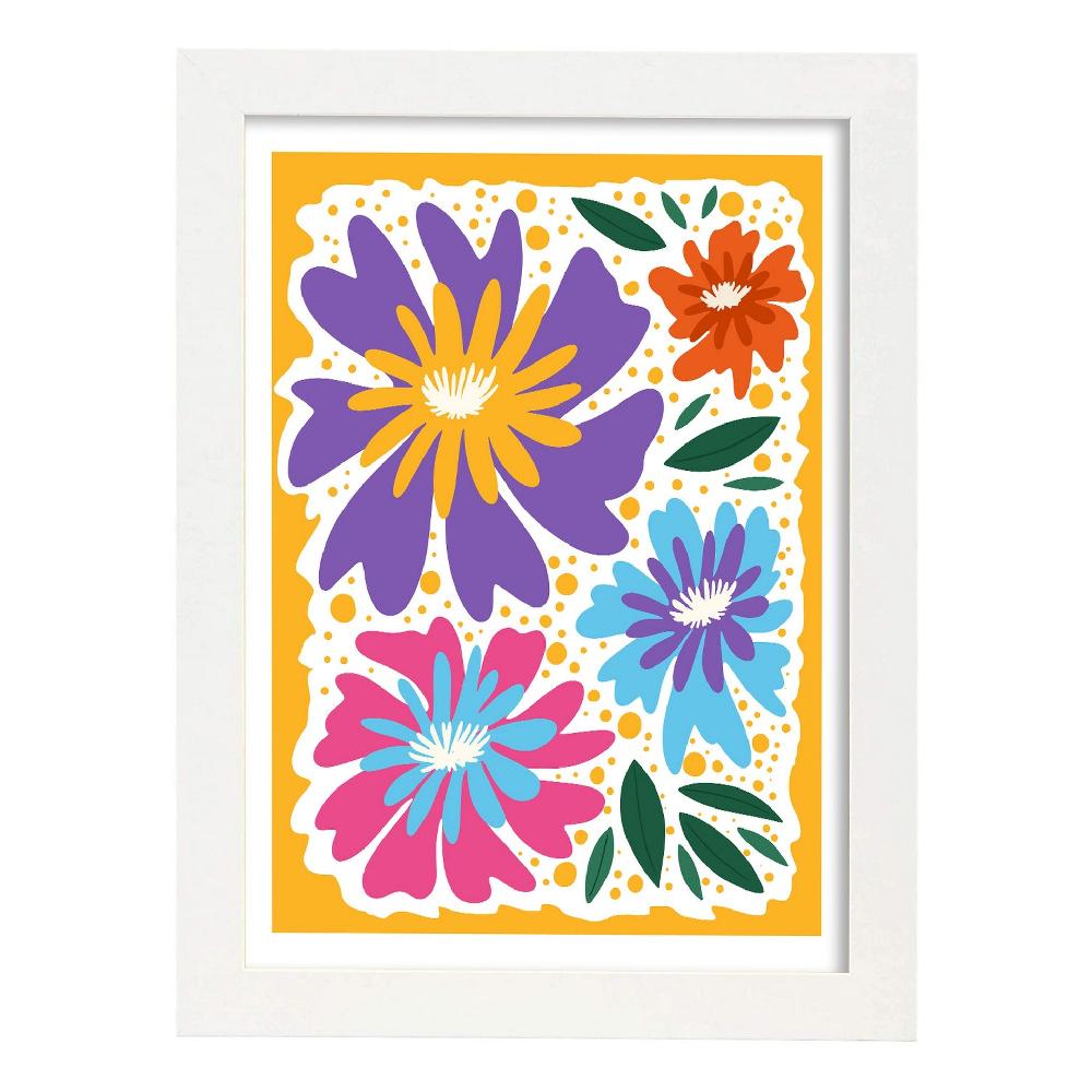 Nacnic Lámina Estética De Flores Para Diseño De Hogar