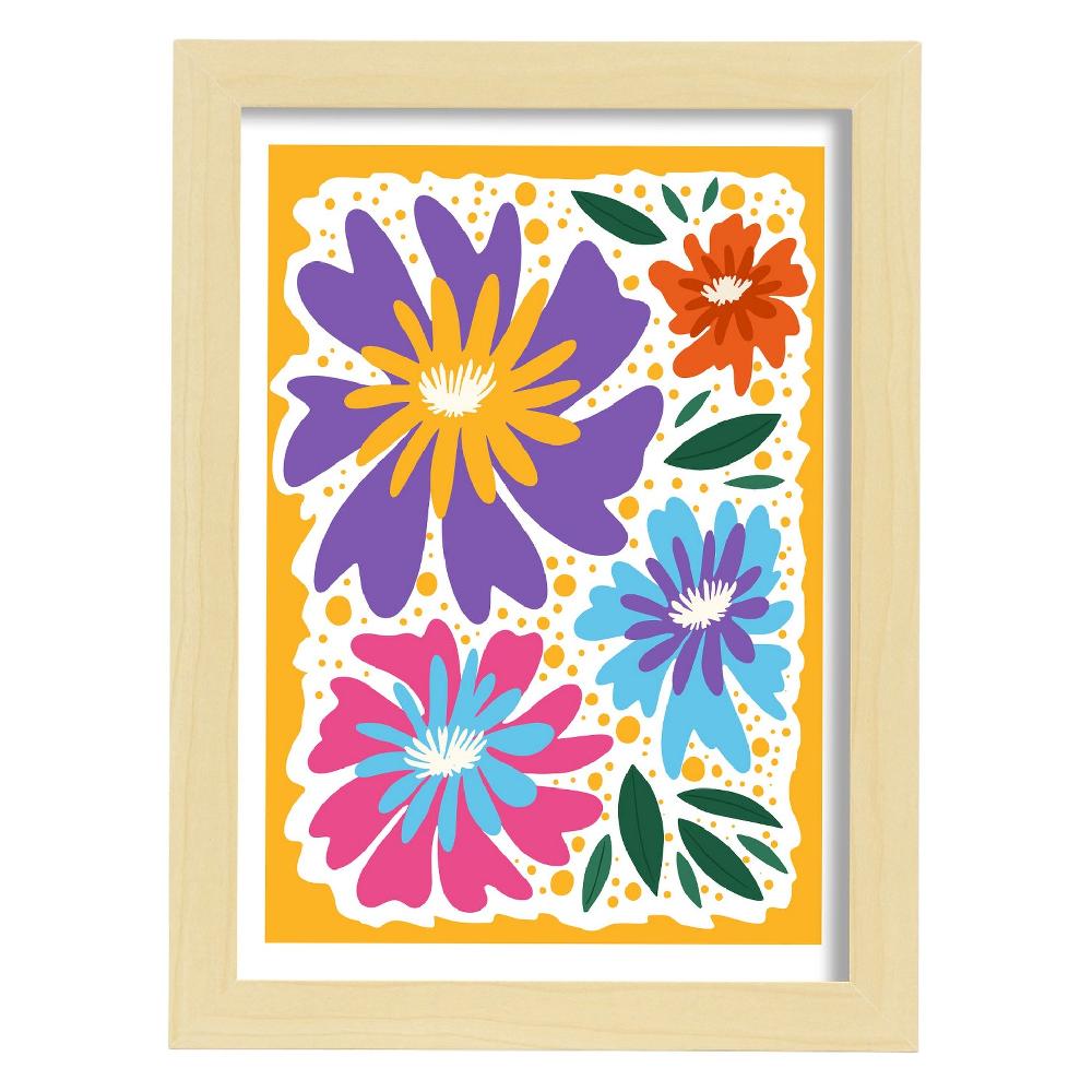 Nacnic Lámina Estética De Flores Para Diseño De Hogar