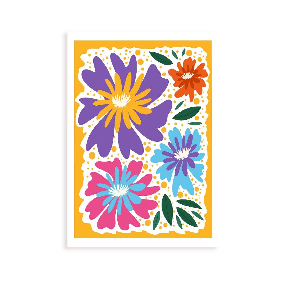 nacnic Lámina estética de Flores para diseño de hogar