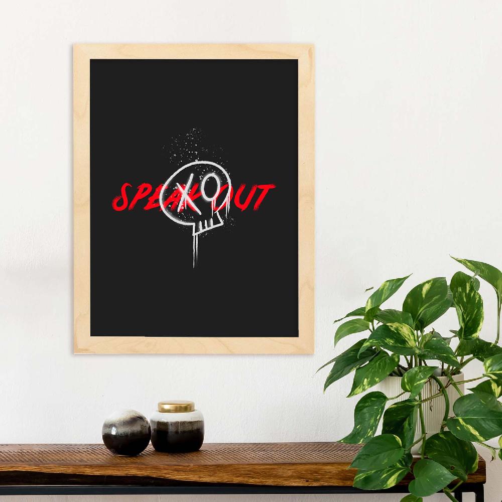 Nacnic Lámina Exprésate Con Ilustraciones De Graffiti Minimalistas Y Coloridas
