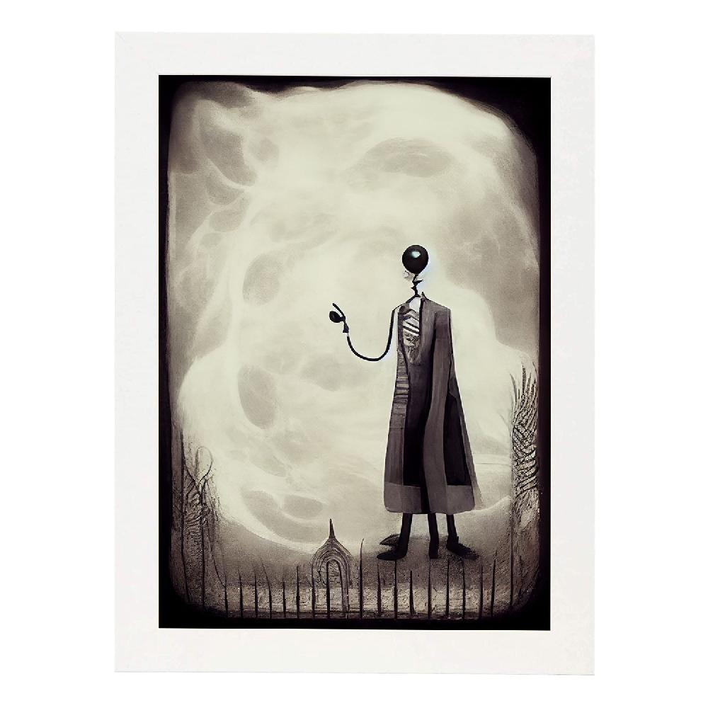 Nacnic Lámina Farmacéutico Creativo Al Estilo De T. Burton De Nacnic