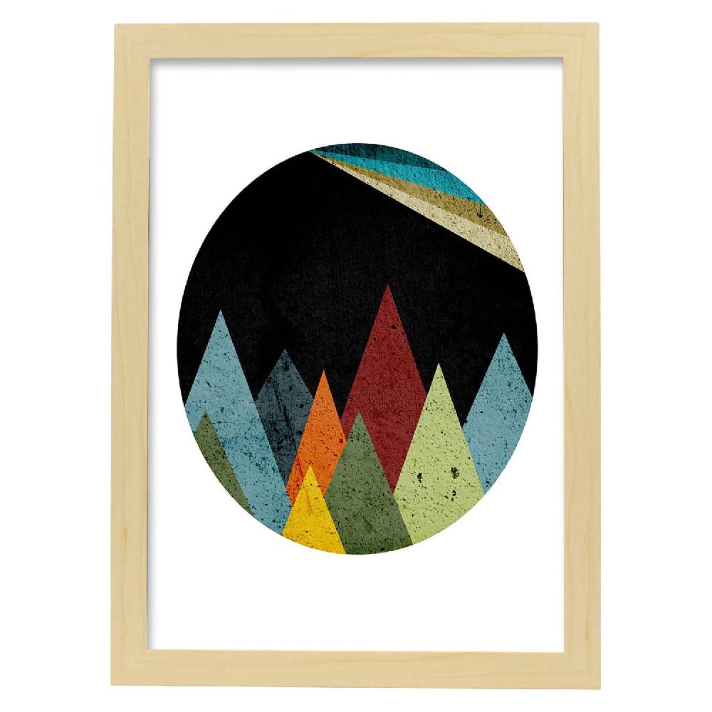 Nacnic Lámina Geométrica "MONTAÑAS ESPACIO" De Nacnic