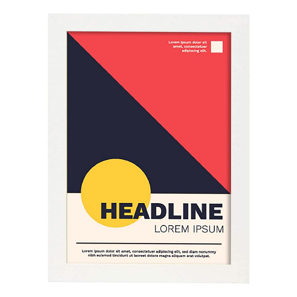 Nacnic Lámina Geométrica Para Diseño De Dormitorio O Sala De Estar