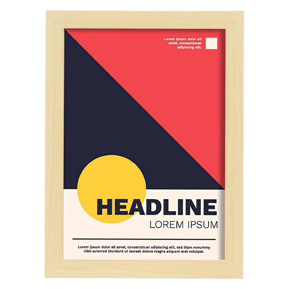 Nacnic Lámina Geométrica Para Diseño De Dormitorio O Sala De Estar