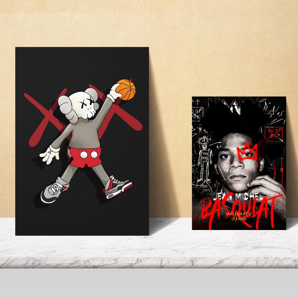 Nacnic Lámina Grafiti Pop King James Jordan Nike Basquiat Kobie