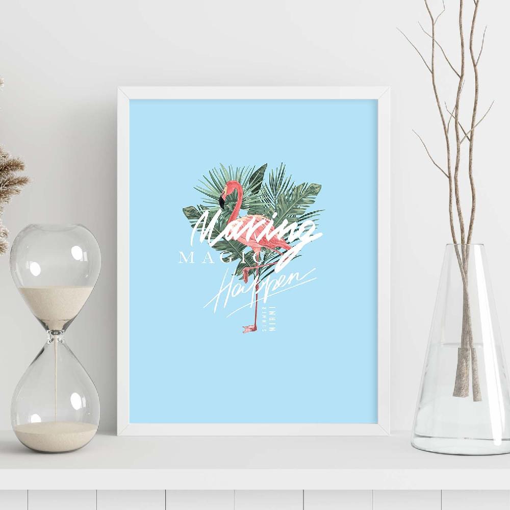 Nacnic Lámina Ilustrada Con Mensajes Felices 'Making Magic Happen'