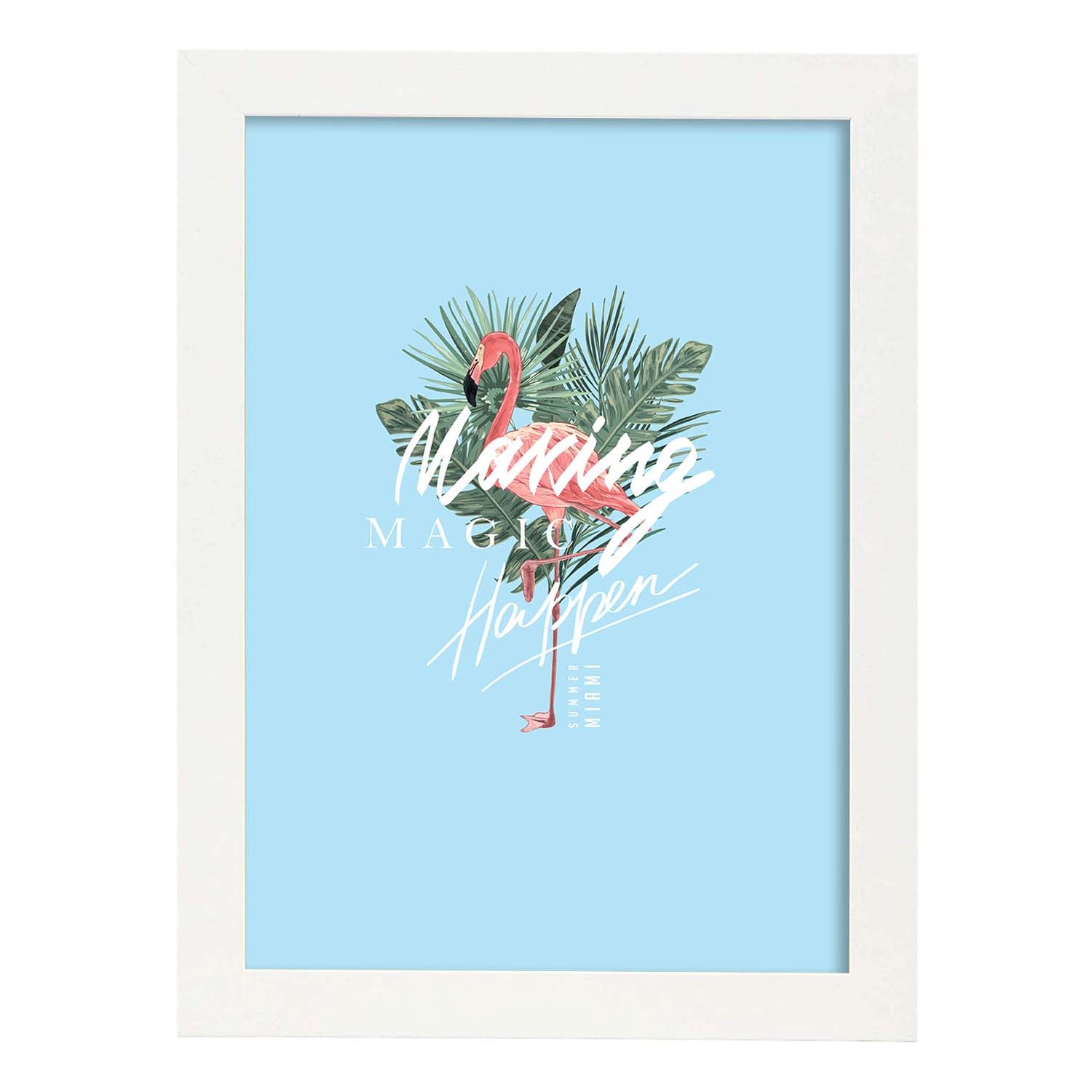 Nacnic Lámina Ilustrada Con Mensajes Felices 'Making Magic Happen'