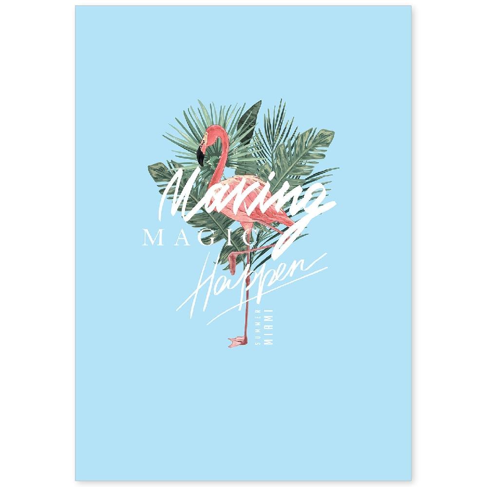 nacnic Lámina Ilustrada con Mensajes Felices 'Making Magic Happen'