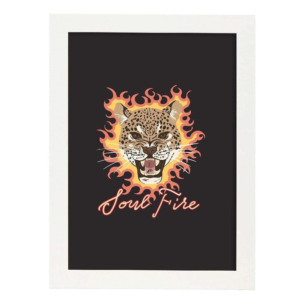 Nacnic Lámina Ilustrada Con Mensajes Felices 'Soul Fire'