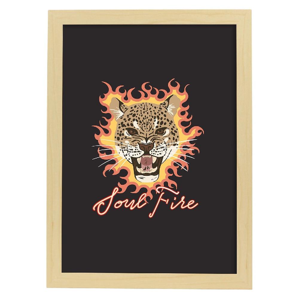 Nacnic Lámina Ilustrada Con Mensajes Felices 'Soul Fire'