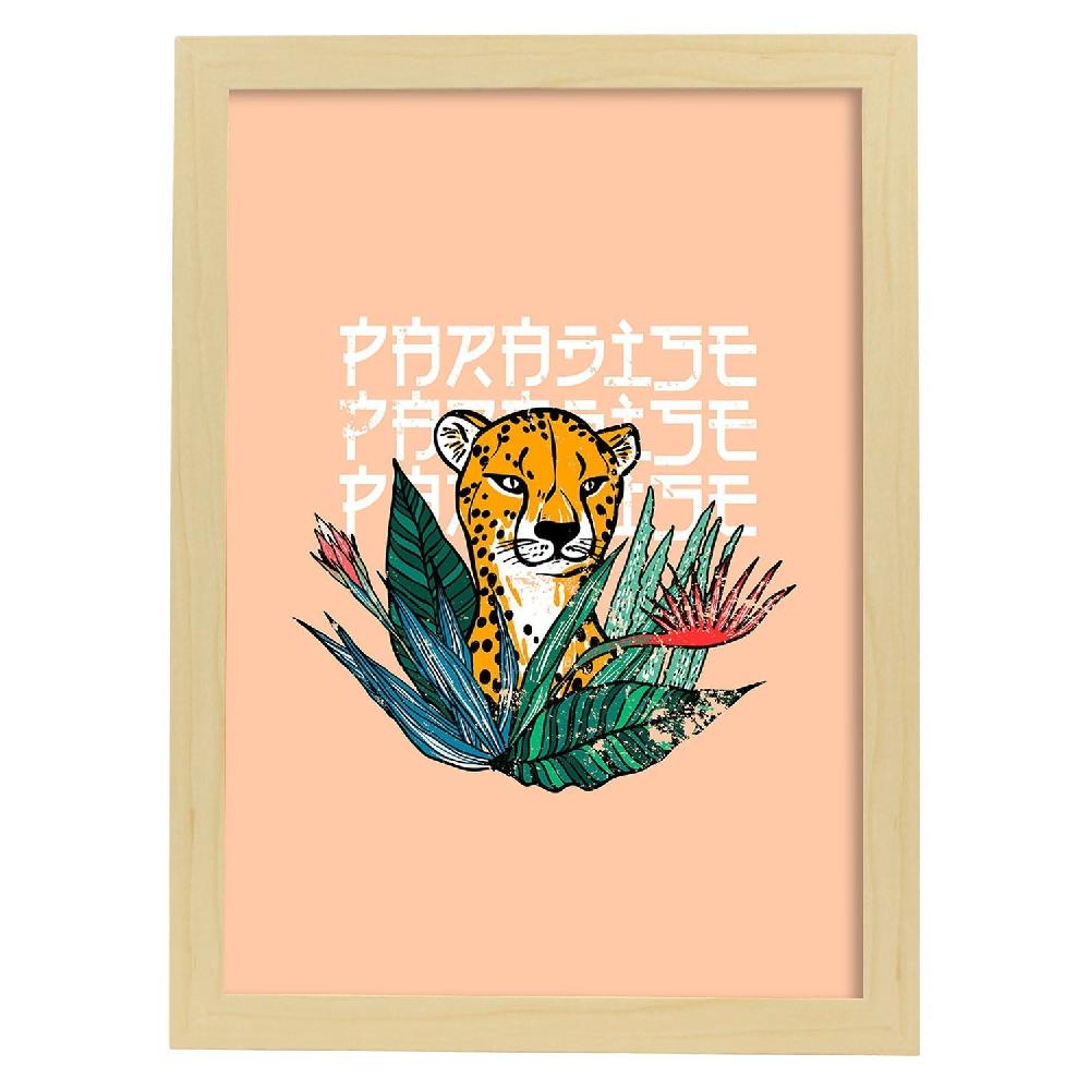 Nacnic Lámina Ilustrada De Mensajes Felices 'Paradise'