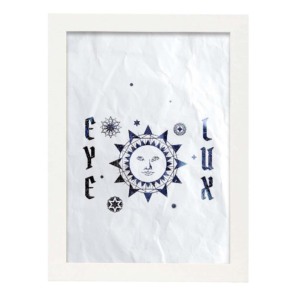 Nacnic Lámina Ilustrada De Ojo Illuminati Y Magia Oculta