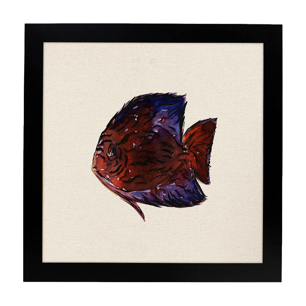 Nacnic Lámina Ilustrada De Peces Y Animales Marinos