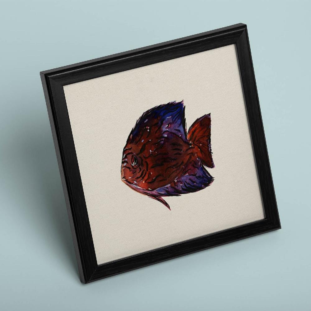 nacnic Lámina Ilustrada de Peces y Animales Marinos