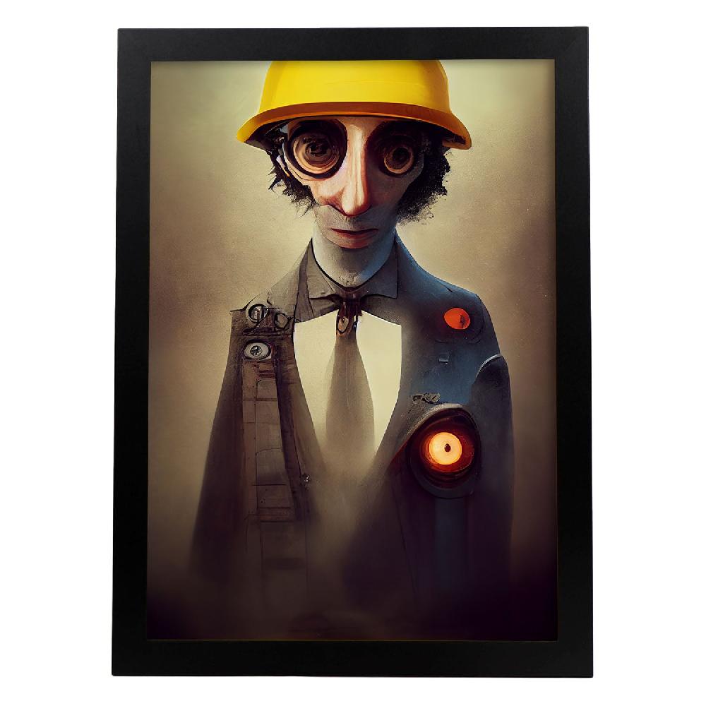 Nacnic Lámina Ingeniero Audaz Al Estilo T. Burton De Nacnic